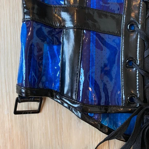 RARE ⭑* Lip Service ⭑* PVC Underbust Corset 😱 - Picture 4 of 4